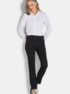 Goldner Damen Hosen - Kurzgröße in schwarz