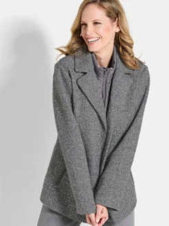 Goldner Damen Jacken in grau