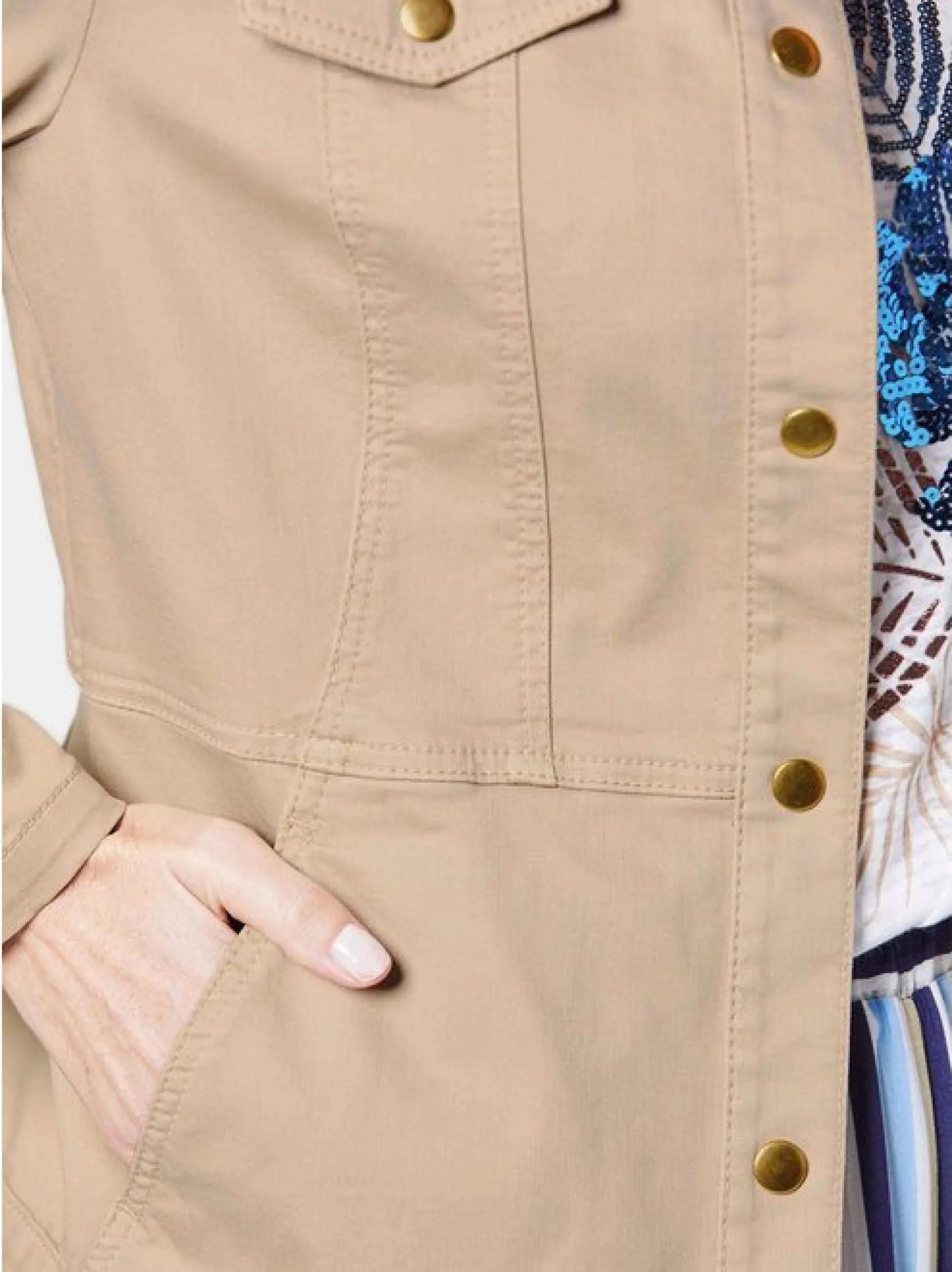 Goldner Damen Jacken in sand