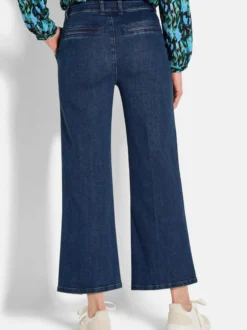 Goldner Damen Jeans in blau