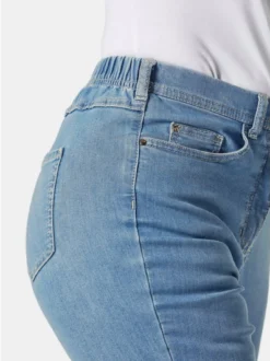 Goldner Damen Jeans in light stone