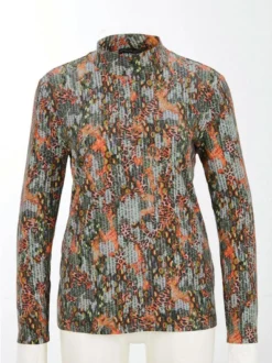 Goldner Damen Langarm-Shirts - Kurzgröße in grün