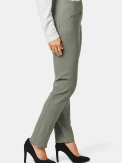 Goldner Damen Lange Hosen in grün