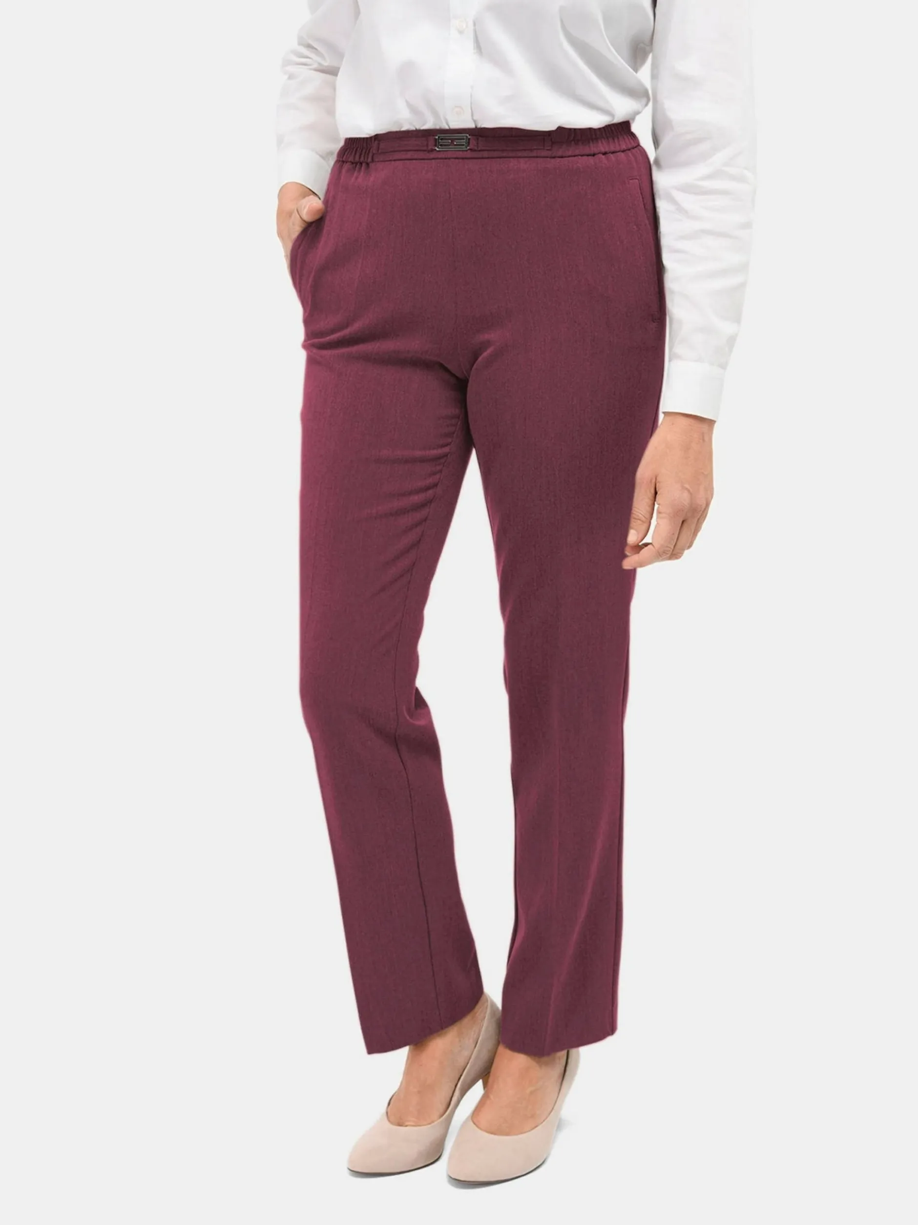 Goldner Damen Professlan-Hosen in bordeaux