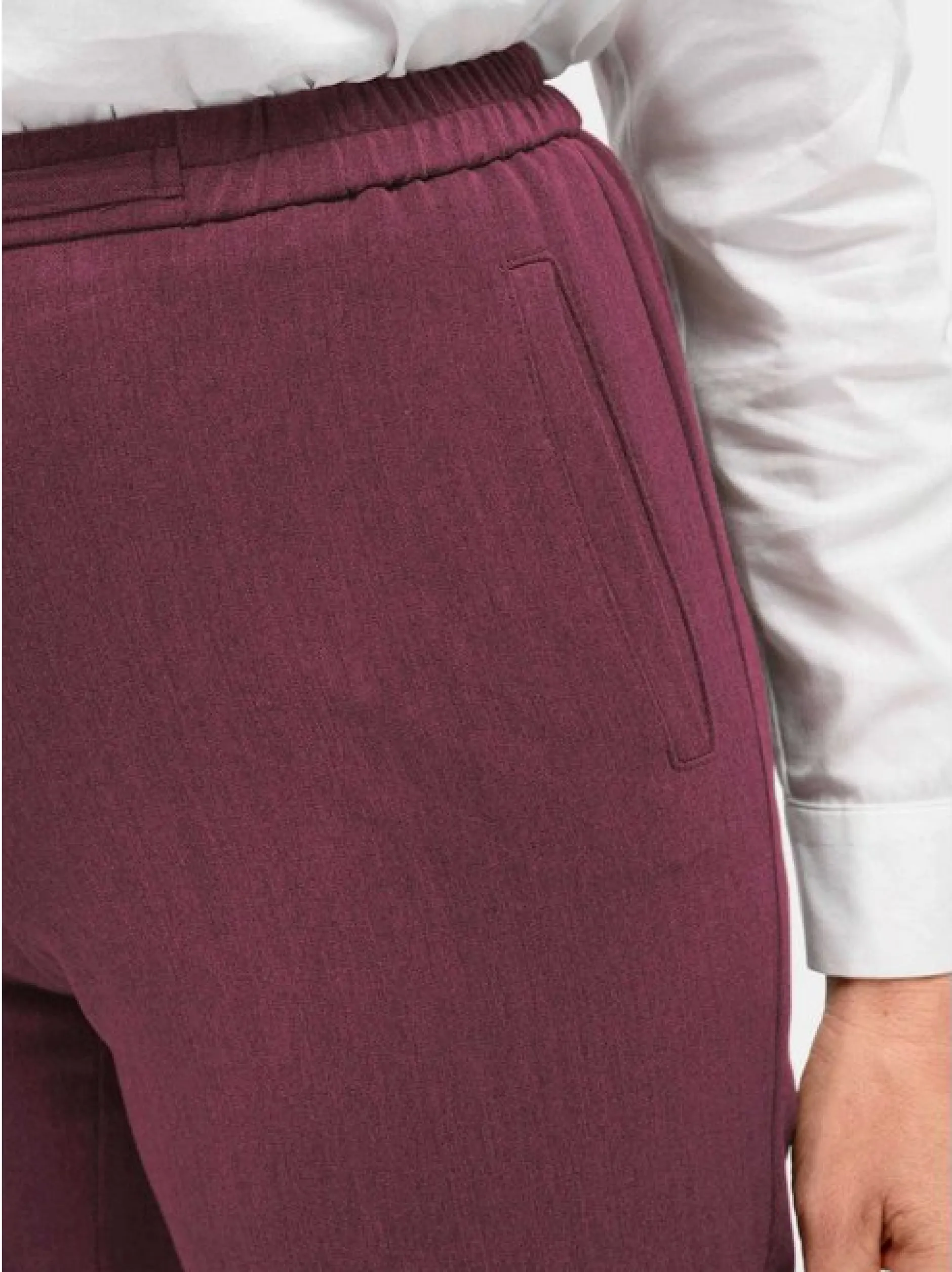 Goldner Damen Professlan-Hosen in bordeaux