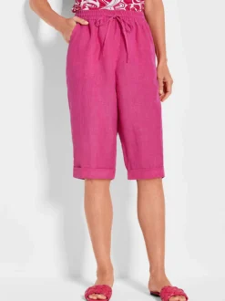 Goldner Damen Schlupfhosen in pink