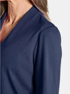 Goldner Damen Shirts in marine - Ärmel: 3/4 Arm
