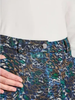 Goldner Damen Stoffhosen in royal
