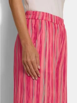 Goldner Damen Stoffhosen - Kurzgröße in pink
