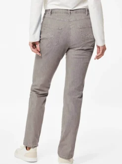 Goldner Damen Stretchjeans in taupe