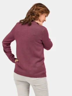 Goldner Damen Strickpullover in bordeaux