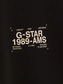 G-Star RAW Herren T-Shirt in schwarz - Ärmel: kurzarm
