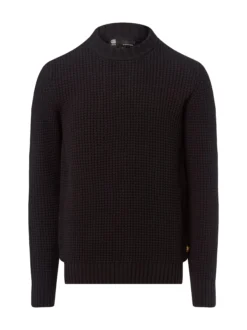 G-Star RAW Herren Wollpullover in schwarz