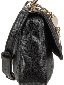 GUESS Damen Handtasche - Libby Flap in schwarz