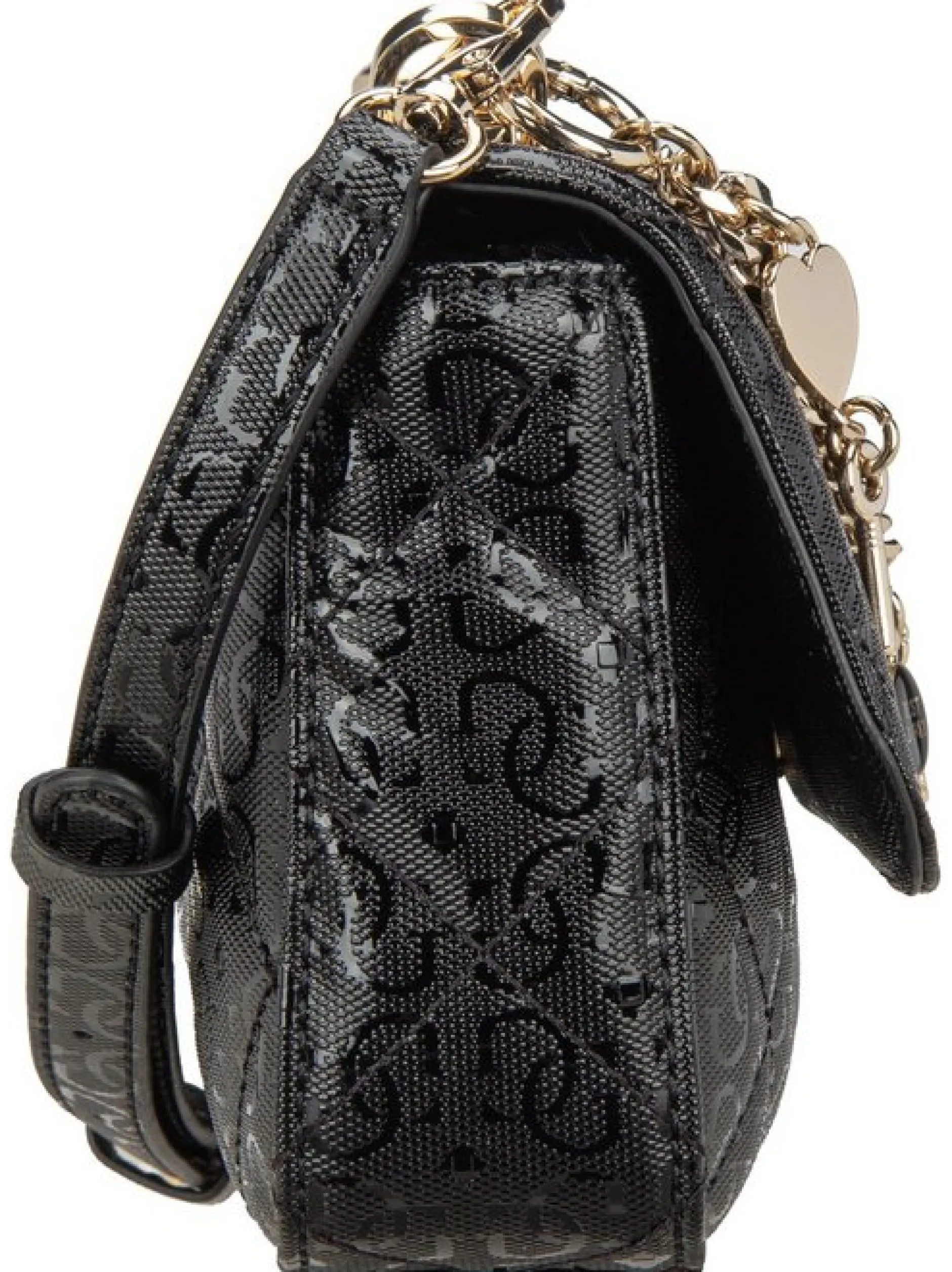 GUESS Damen Handtasche - Libby Flap in schwarz