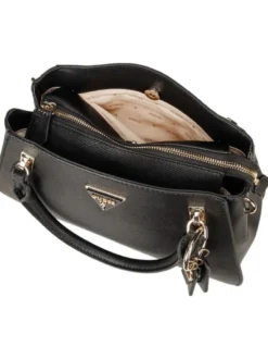 GUESS Damen Handtasche - Noelle II Luxury SAT in schwarz