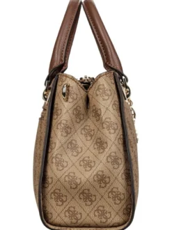GUESS Damen Handtasche - Noelle II Luxury SAT 72070 Logo in braun