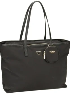 GUESS Damen Shopper - Eco Gemma Large Tech in schwarz
