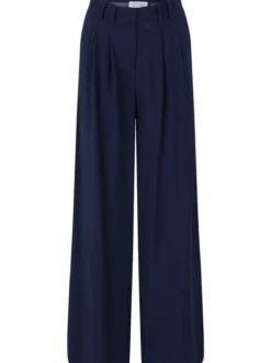 Guido Maria Kretschmer Damen Bundfaltenhose - Finja in marine