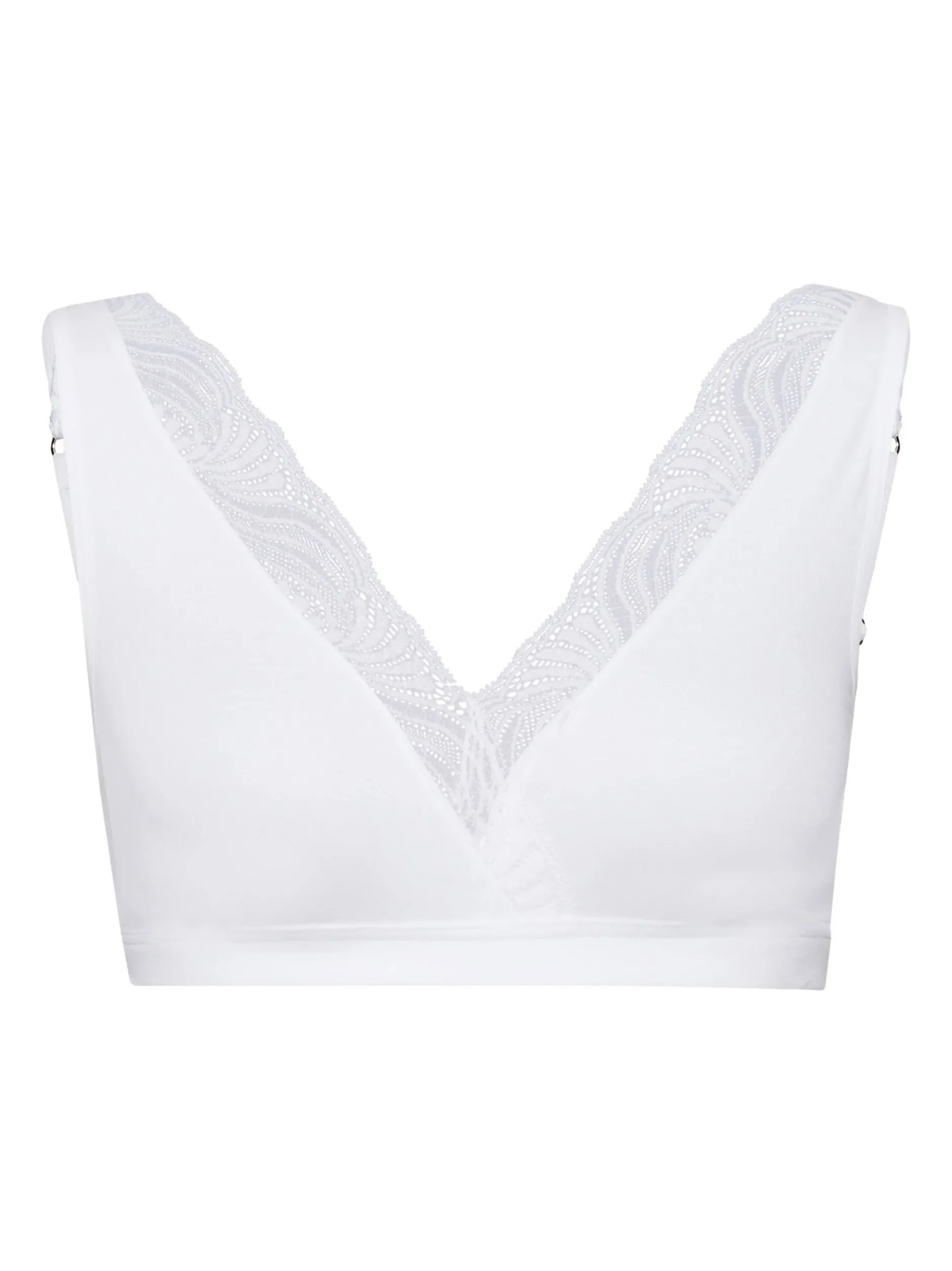 Hanro Damen T-Shirt-BH - Cotton Delight in weiß
