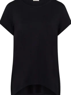 Hanro Damen T-Shirt - Yoga in schwarz - Ärmel: kurzarm