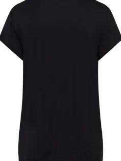 Hanro Damen T-Shirt - Yoga in schwarz - Ärmel: kurzarm