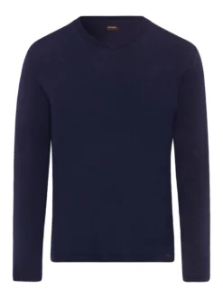 Hanro Herren Longsleeve - Casuals in marine