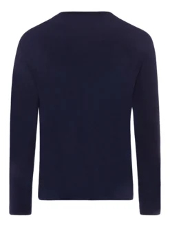Hanro Herren Longsleeve - Casuals in marine