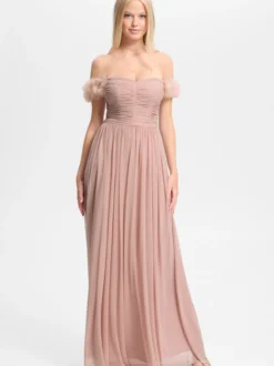 Hey Kyla Damen Abendkleid in altrosa - Ärmel: ohne Arm