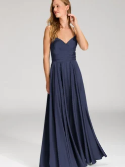 Hey Kyla Damen Abendkleid in marine - Ärmel: ohne Arm