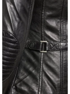HIS Damen Lederjacke in schwarz