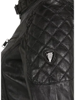 HIS Damen Lederjacke - SAMIRA in schwarz