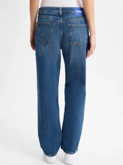 HUGO BLUE Damen Five-Pocket Jeans - Elyah_B in medium stone