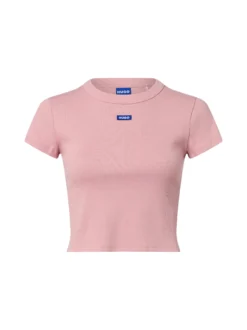 HUGO BLUE Damen T-Shirt - Baby Tee_B in altrosa