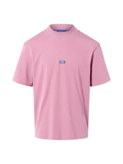HUGO BLUE Herren T-Shirt - Nieros in altrosa