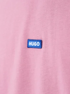 HUGO BLUE Herren T-Shirt - Nieros in altrosa
