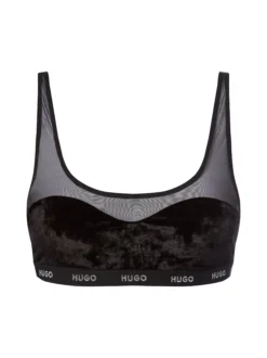 HUGO Damen Bralette - Unwattiert in schwarz