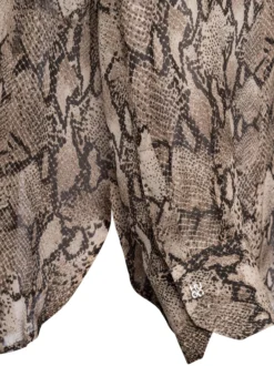 HUGO Damen Hemdbluse - The Boyfriend Shirt in beige braun