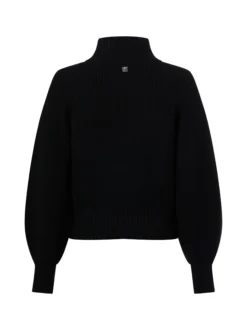 HUGO Damen Strickpullover mit Woll- und Cashmere-Anteil - Sorellasio in schwarz