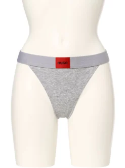 HUGO Damen String in hellgrau
