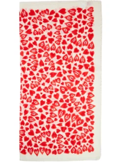 HUGO Damen Tuch - Alycia in ecru rot