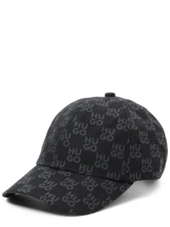HUGO Herren Basecap - Jake-M in schwarz grau