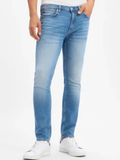 HUGO Herren Jeans - 734 in bleached - Länge: lang