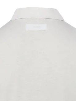 HUGO Herren Poloshirt mit Leinen-Anteil - Dulinen in ecru
