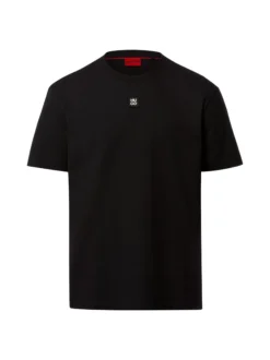 HUGO Herren T-Shirt - Dalile in schwarz - Ärmel: kurzarm
