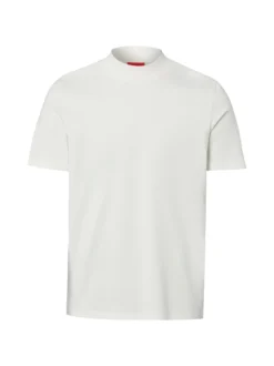HUGO Herren T-Shirt - Dimersom in ecru - Ärmel: kurzarm