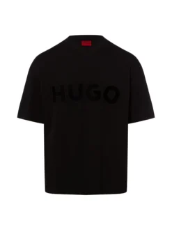 HUGO Herren T-Shirt - Dinkee in schwarz - Ärmel: kurzarm