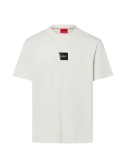 HUGO Herren T-Shirt - Dumeon in ecru - Ärmel: kurzarm