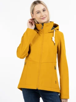 ICEBOUND Damen Softshelljacke in gelb