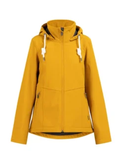 ICEBOUND Damen Softshelljacke in gelb